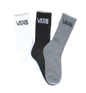 Vans Socks classic crew multi White/Grey/Black 3 Pak